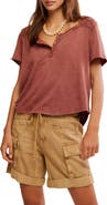 Free People Heirloom Henley Top