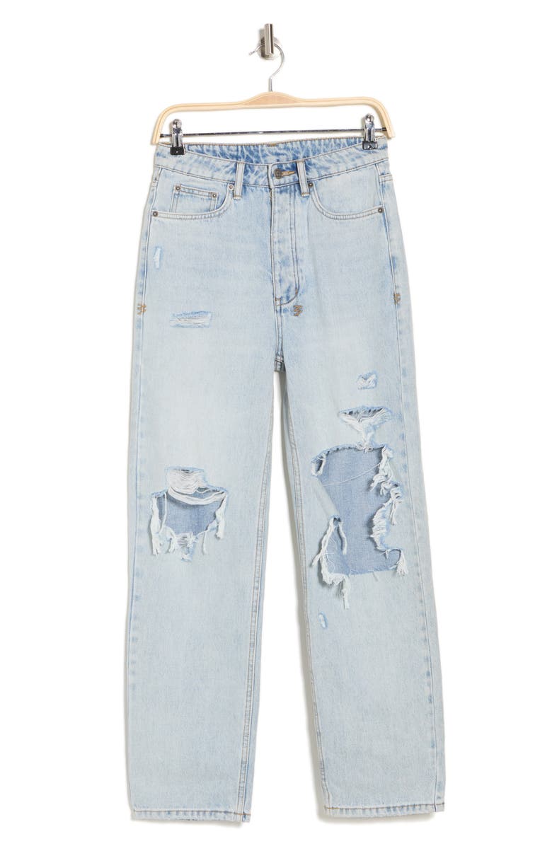 Ksubi Brooklyn Ripped Straight Leg Jeans, Alternate, color, 