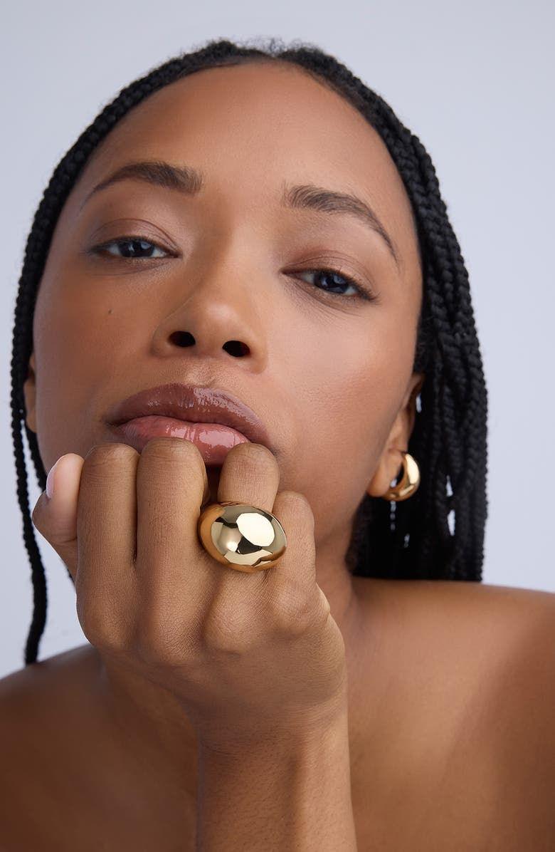 Jennifer Fisher Dylan Dome Ring, Alternate, color, Yellow Gold