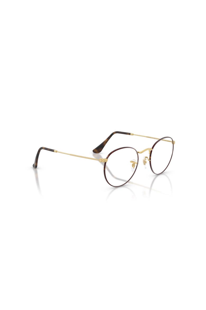 47mm Round optical glasses, Alternate, color, Tortoise