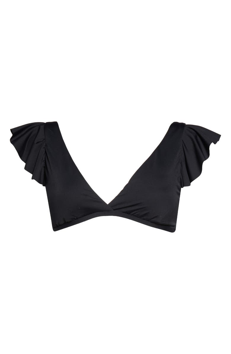 La Blanca Ruffle Bikini Top, Alternate, color, 