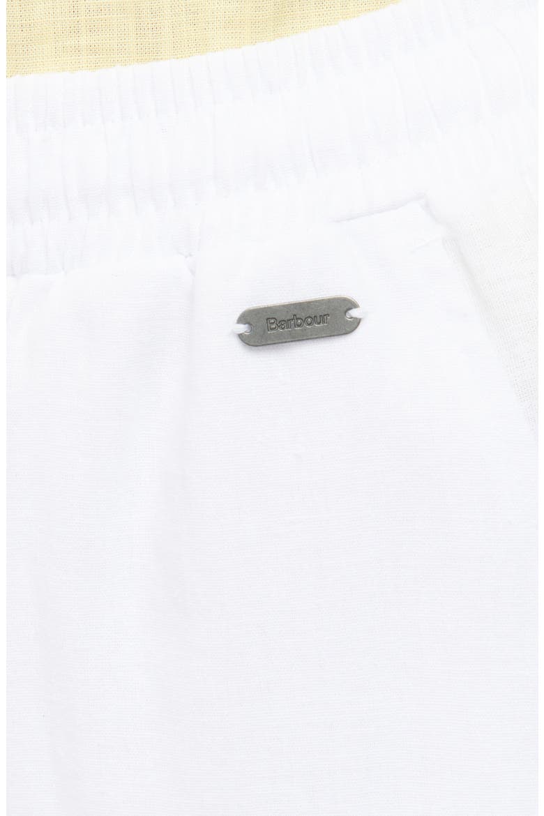 Christie Cotton & Linen Drawstring Pants, Alternate, color, WHITE
