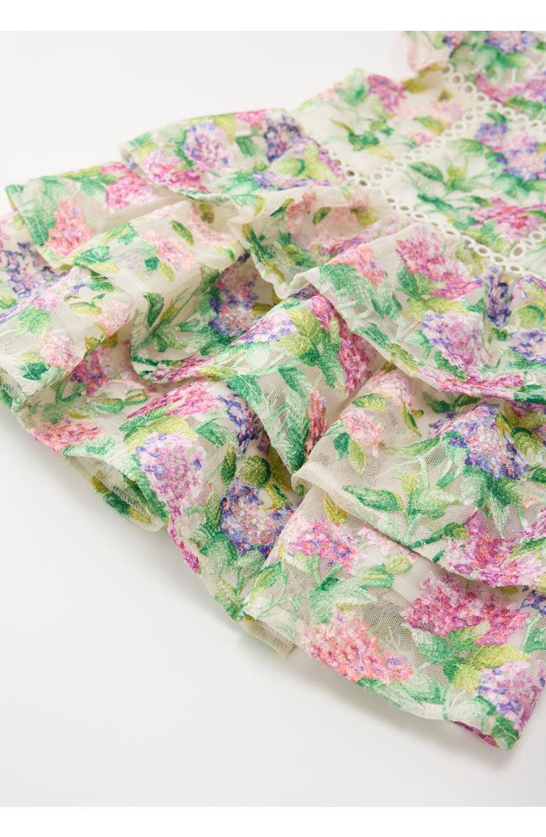 Marlo Kids Clementine Embroidered Mini Dress, Alternate, color, Floral