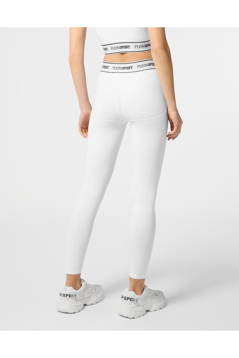 Fleece Jogging Leggings Women, Alternate, color, white