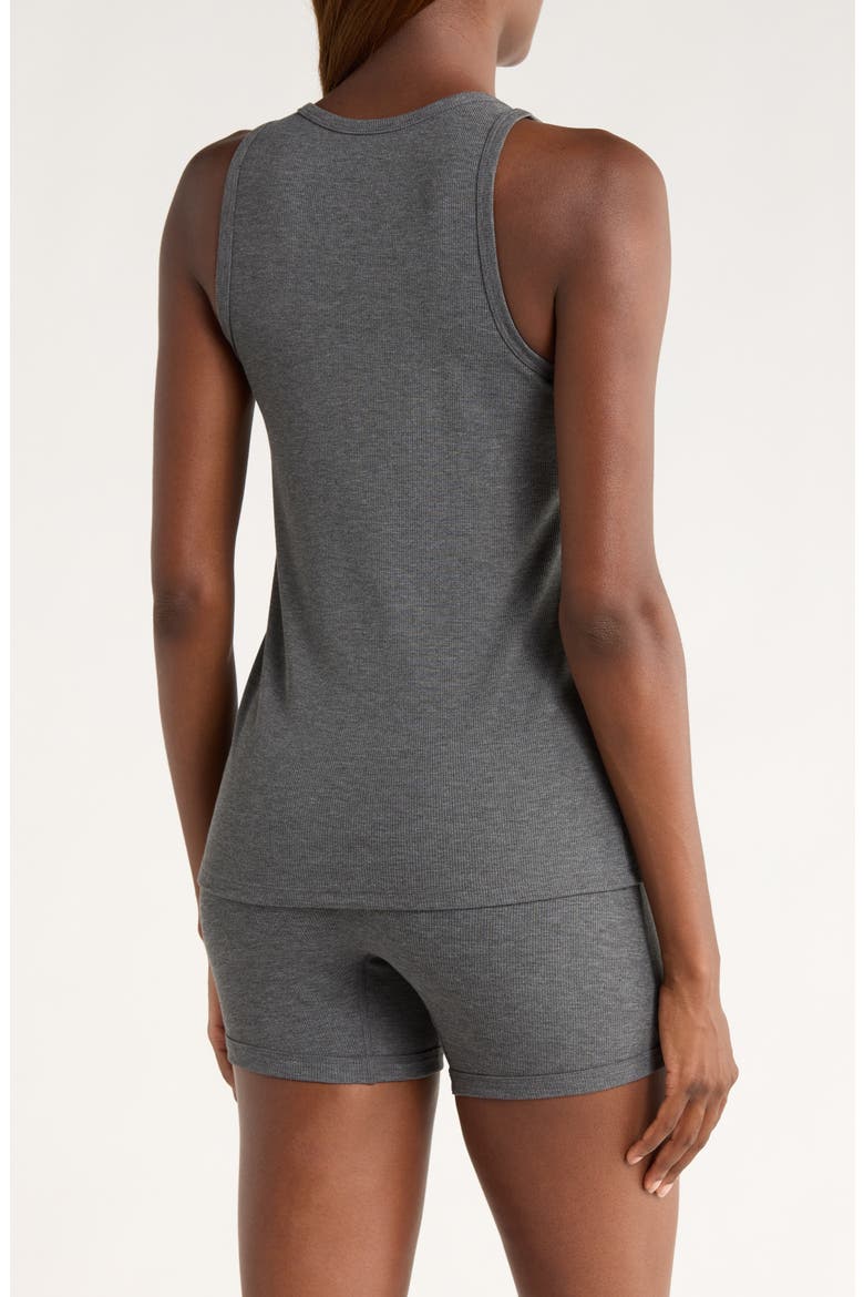 Power Rib Tank Top, Alternate, color, HEATHER GRAY
