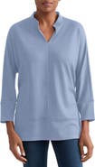 Jones New York Johnny Collar Knit Top