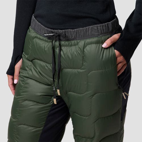 Backcountry Waas Allied Down Pant In Green