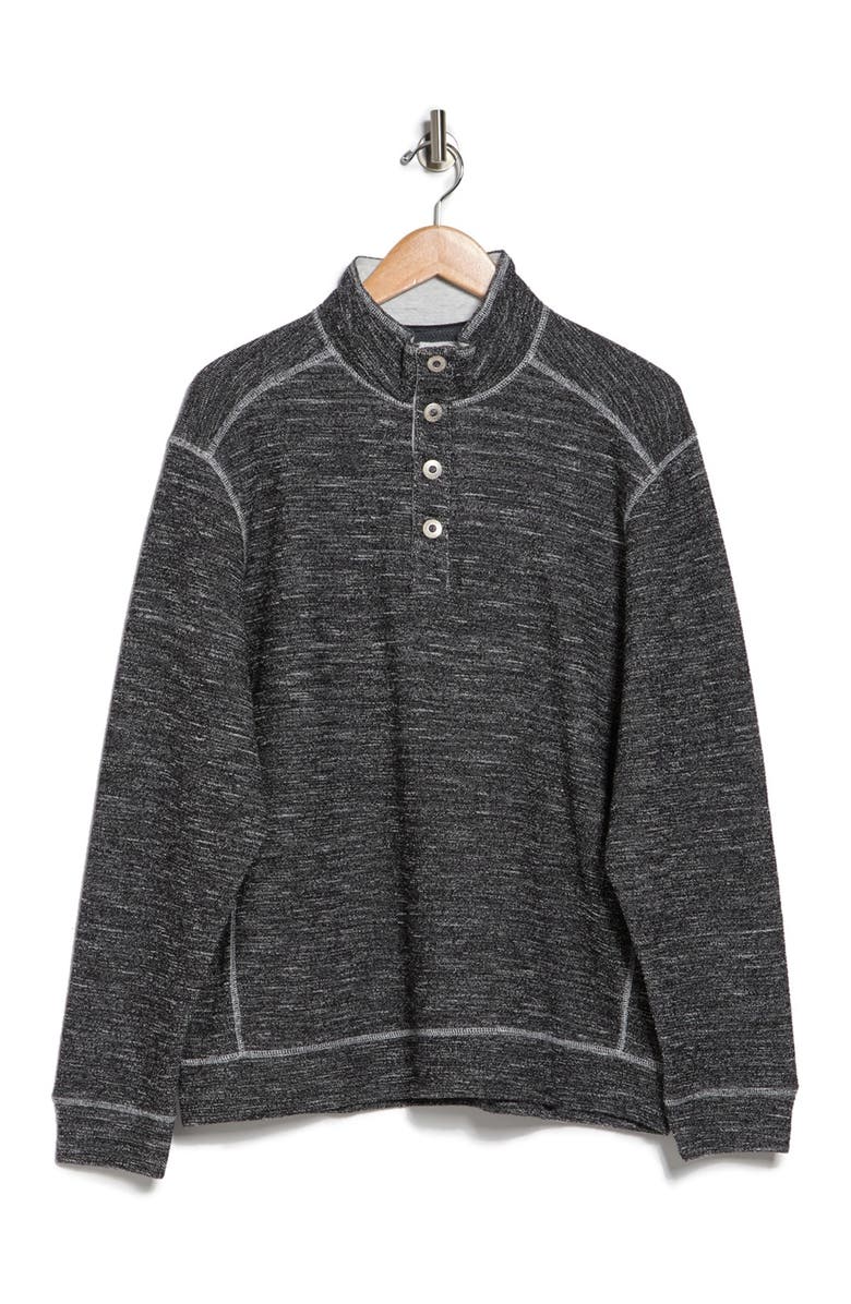 Tommy Bahama Beach Breeze Snap Mock Neck Sweatshirt, Alternate, color,