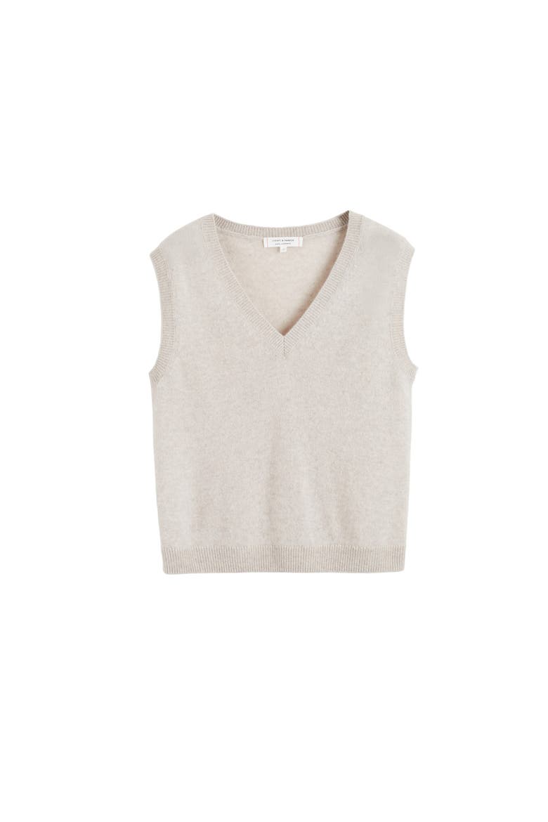 Cloud Cashmere Knit Tank Top, Alternate, color, Taupe