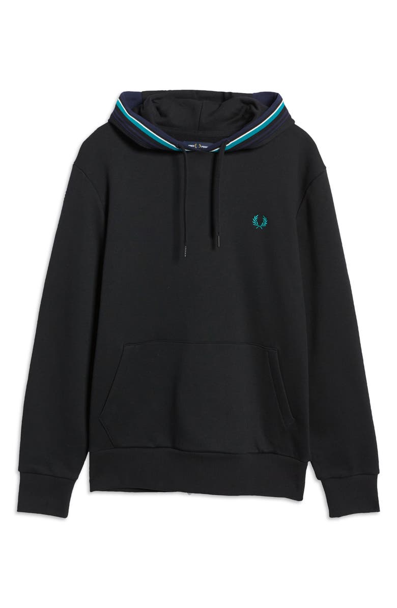 Fred Perry Men's Stripe Trim Hoodie, Alternate, color,