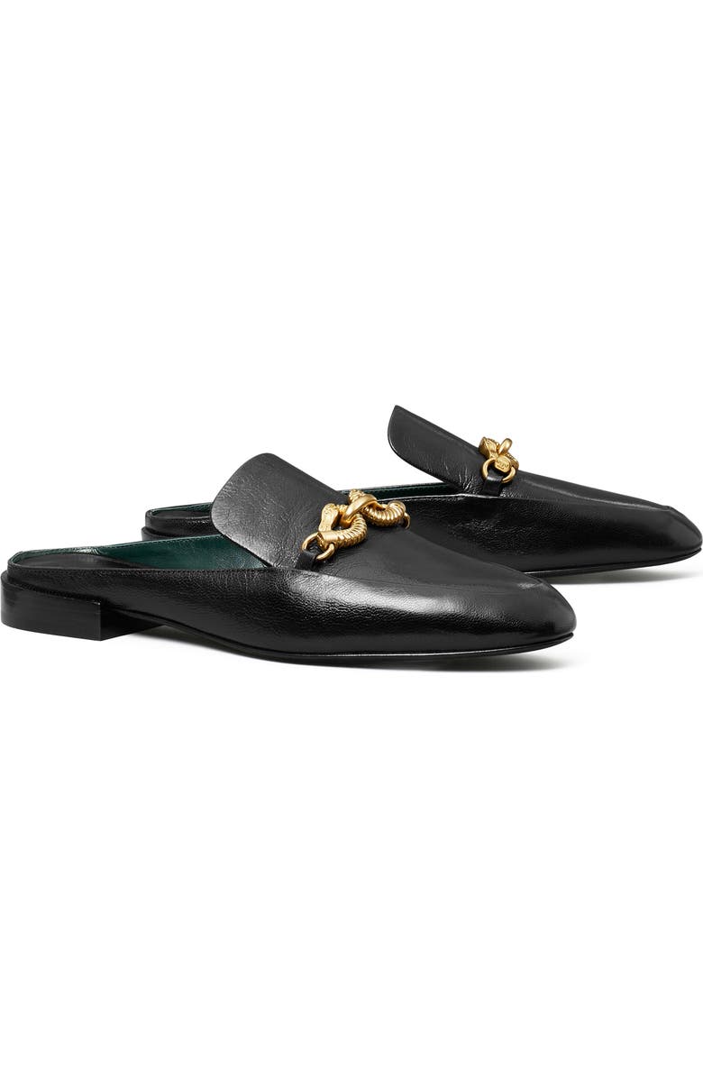Tory Burch Jessa Backless Loafer, Main, color, Perfect Black