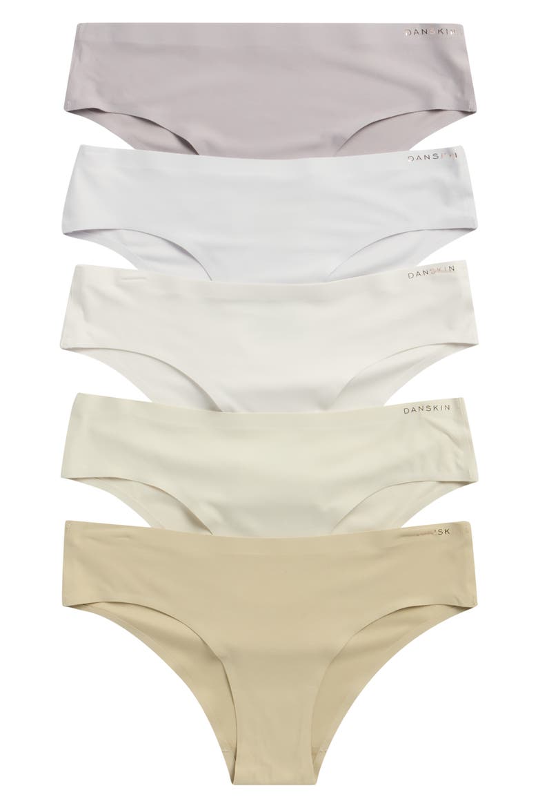 5-Pack Microfiber Tangas, Main, color, TIDAL FOAM