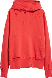 KURO More Damage Rip & Repair French Terry Hoodie