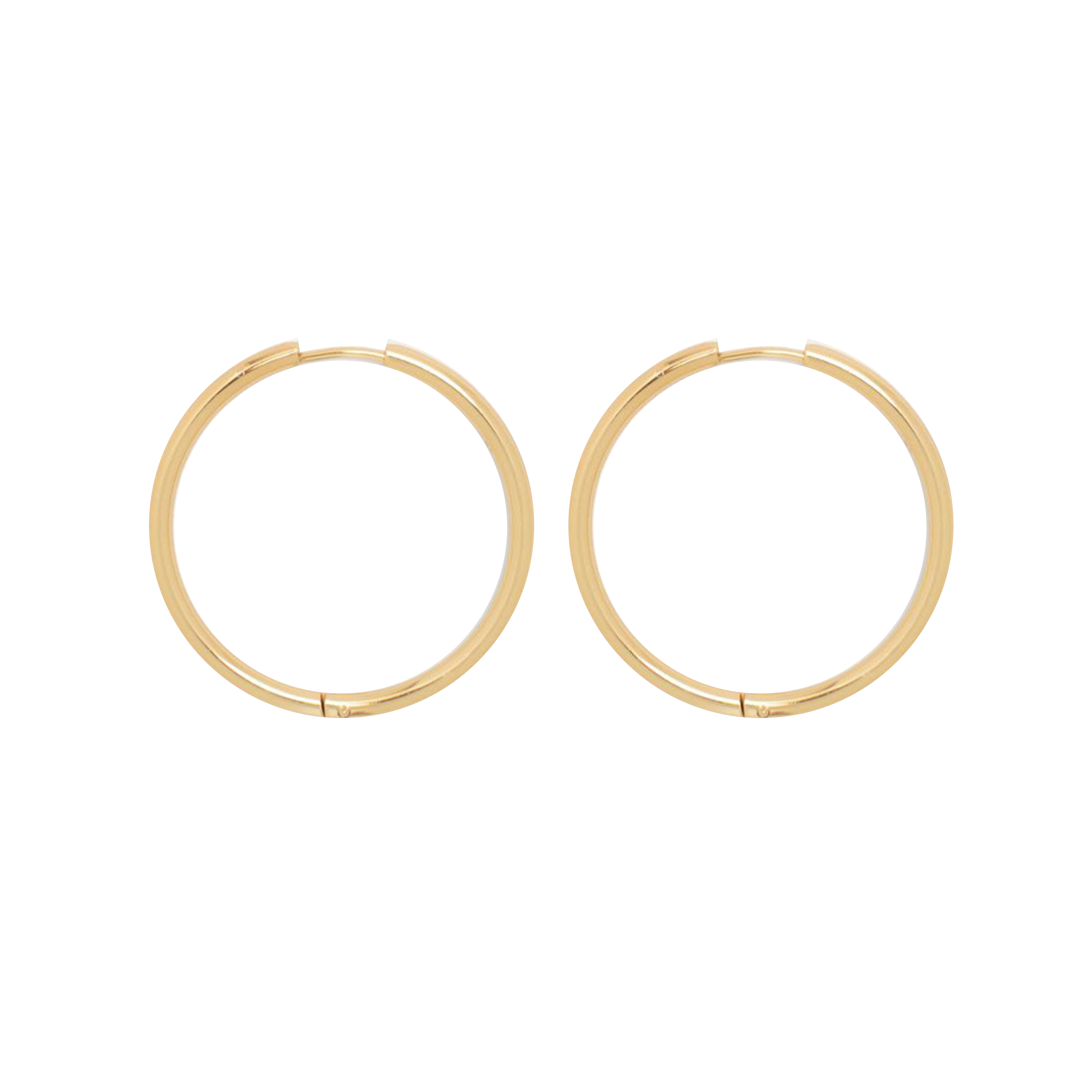 Hey Harper Thin Ruby Earrings in Gold 