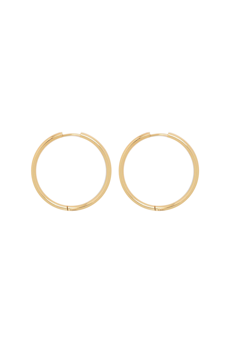 Hey Harper Thin Ruby Earrings, Main, color, Gold