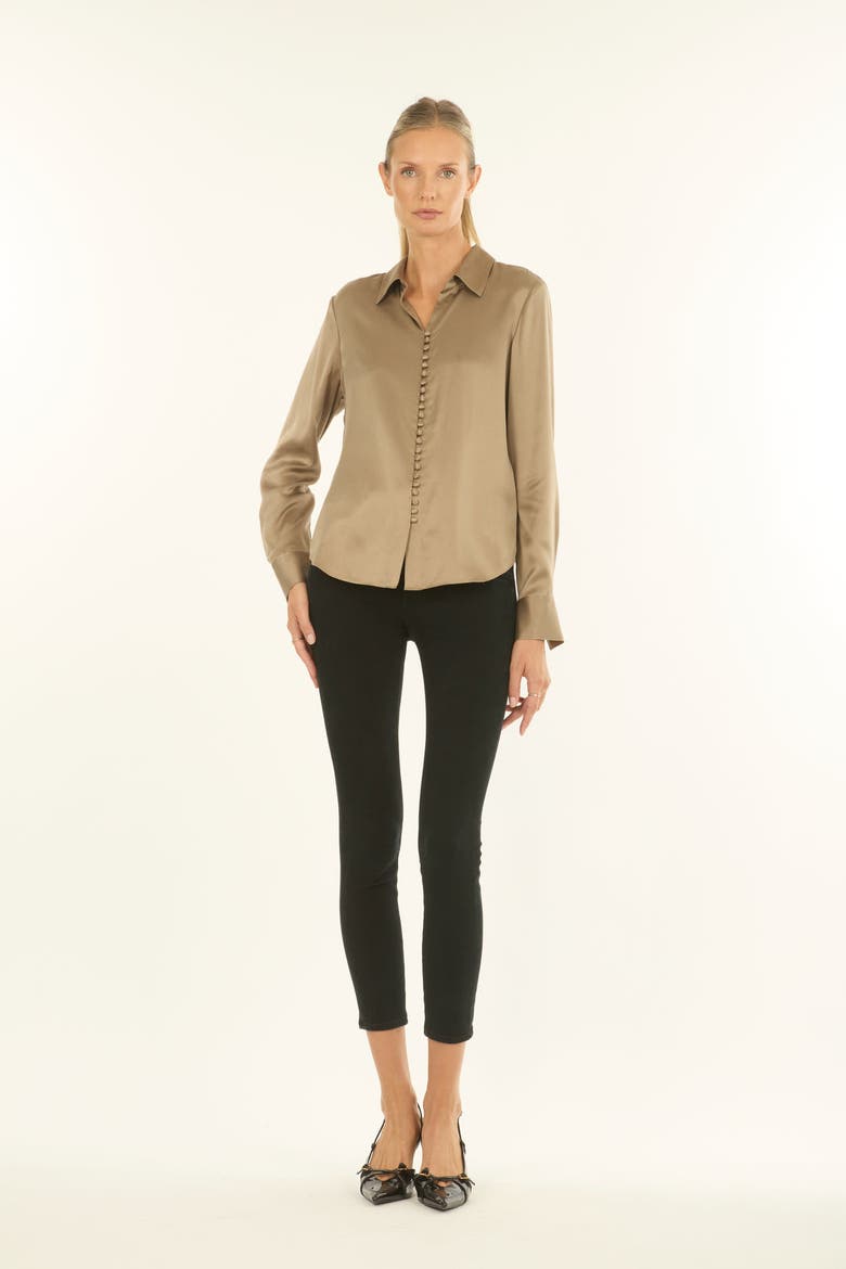 Joanne Blouse, Alternate, color, Taupe