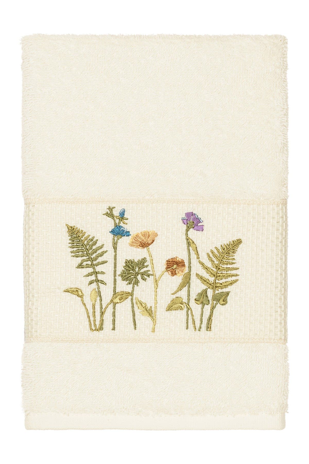 Linum Home Textiles Serenity Embellished Hand Towel - Cream
