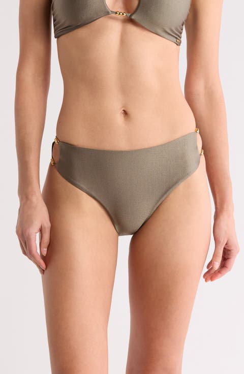 Antik High Cut Bikini Bottoms