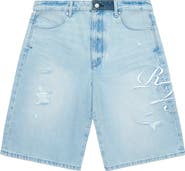 RtA Gustavo Oversize Denim Bermuda Shorts