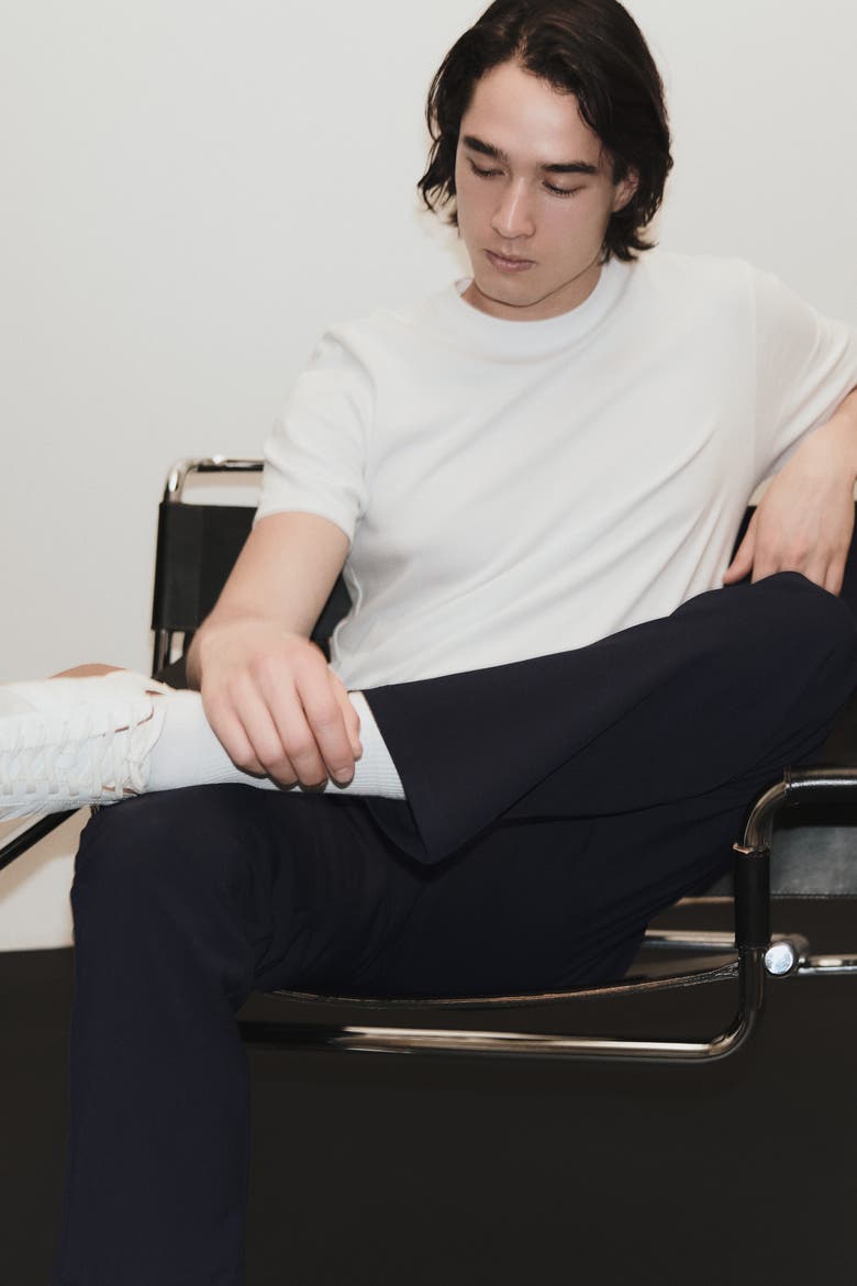 Four-way Stretch Chinos, Alternate, color, Navy blue