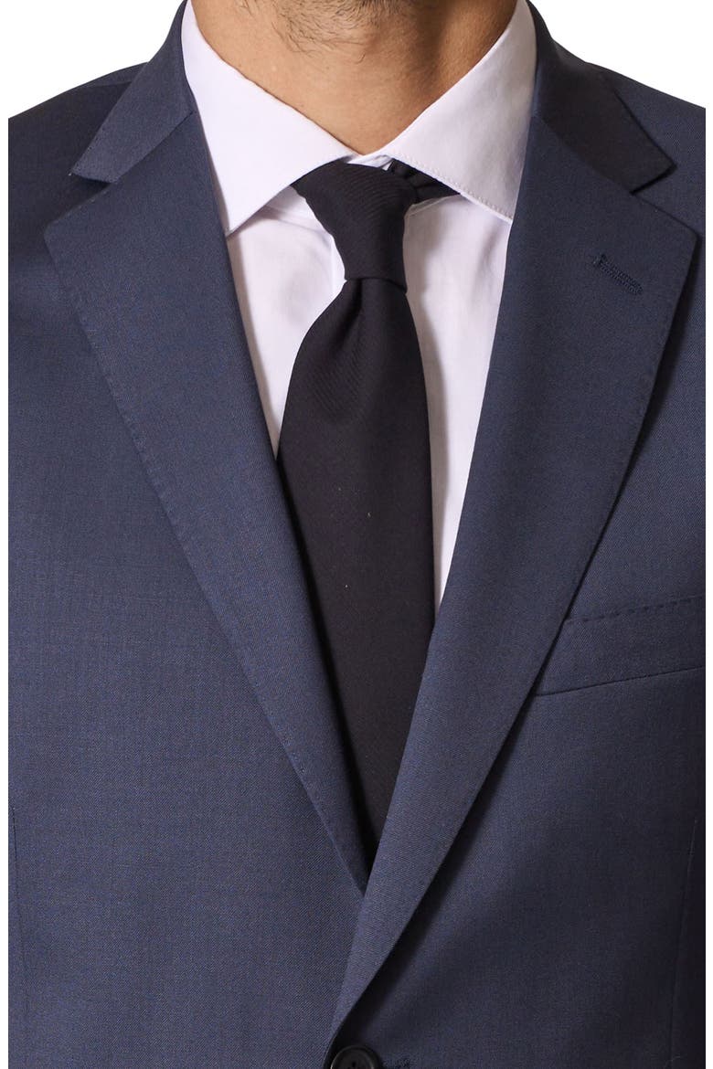 Sartorial Classic Fit Stretch Wool Suit, Alternate, color, NAVY