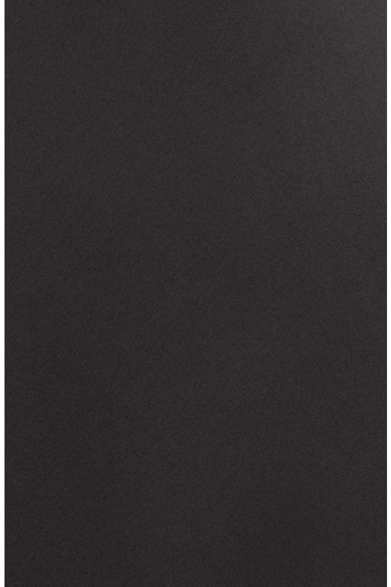 Gleely Long Sleeve Mock Neck Cutout Dress, Alternate, color, BLACK