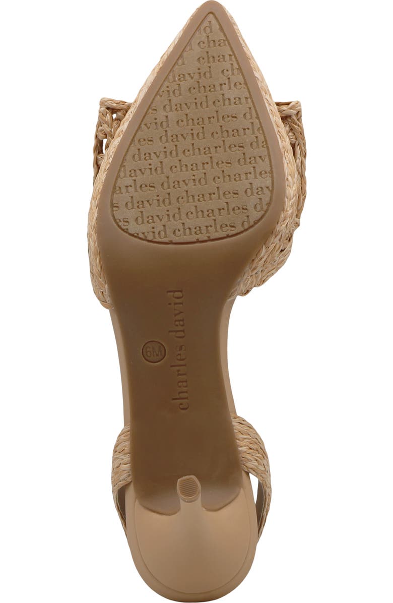 Charles David Agora Slingback Pump, Alternate, color, Natural