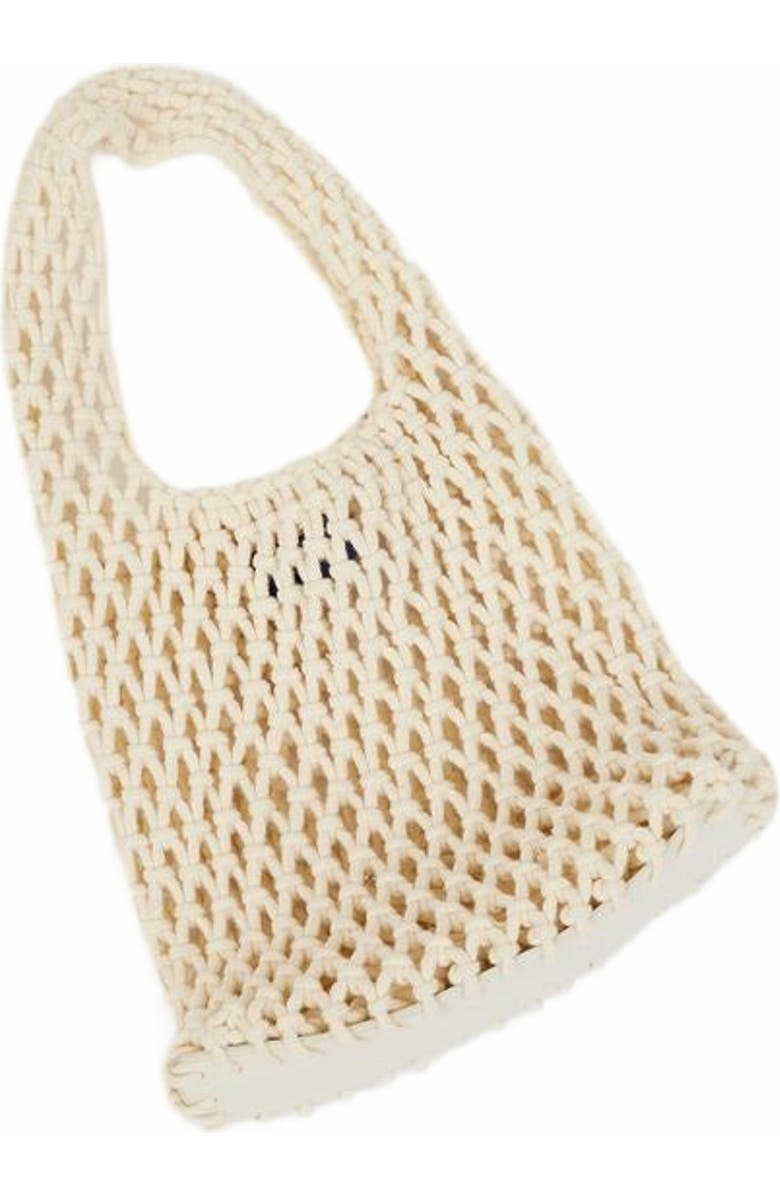 Hat Attack Lizzie Cotton Mini Bag, Main, color, White