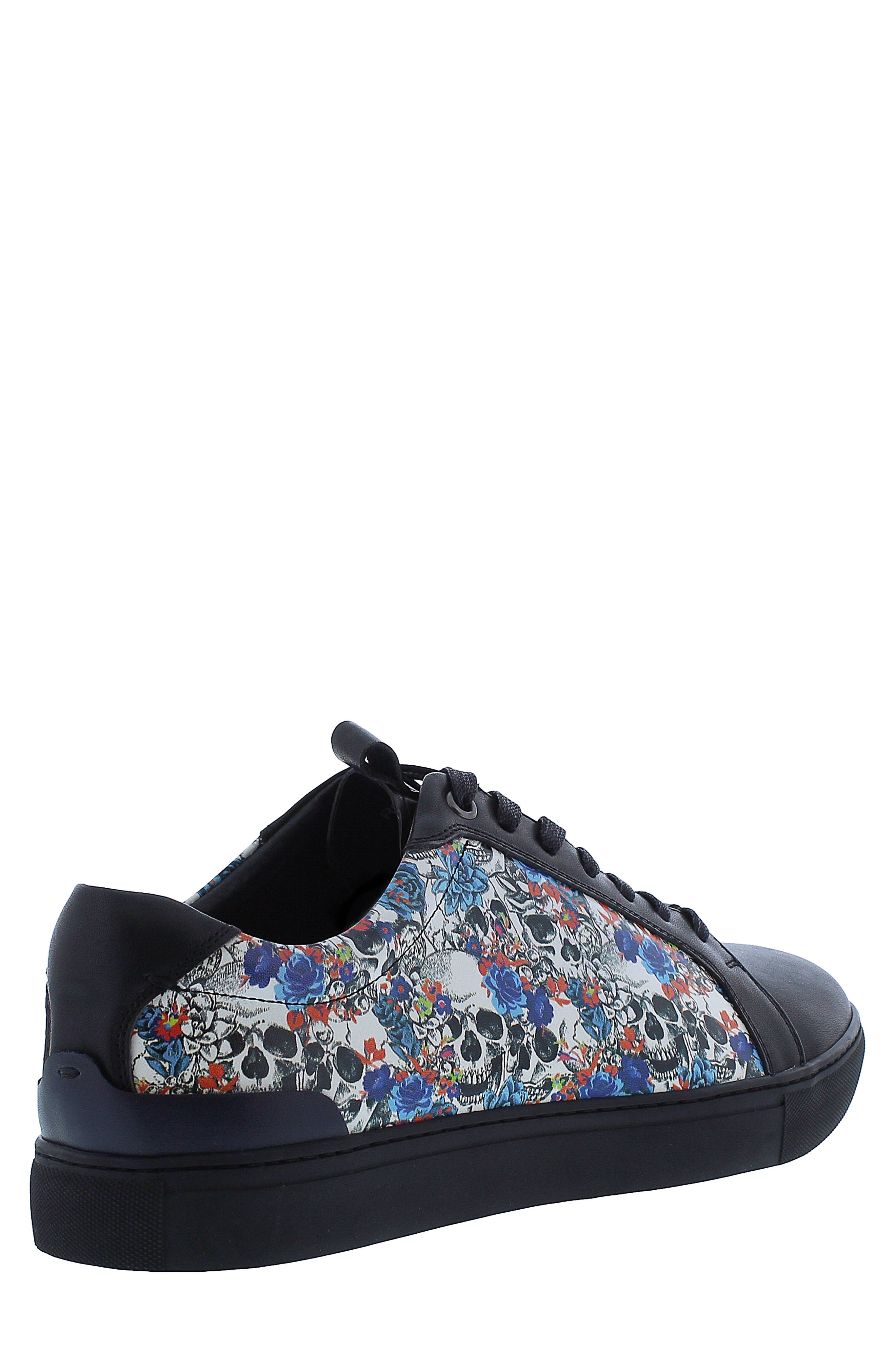 Robert Graham Alexander Leather Sneaker, Alternate, color, 