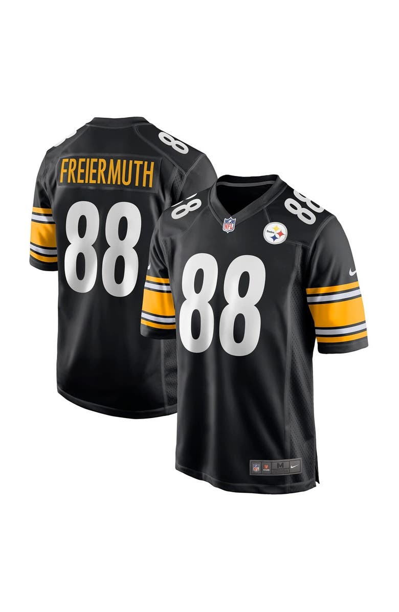 Nike Men's Nike Pat Freiermuth Black Pittsburgh Steelers Game Jersey, Main, color, 