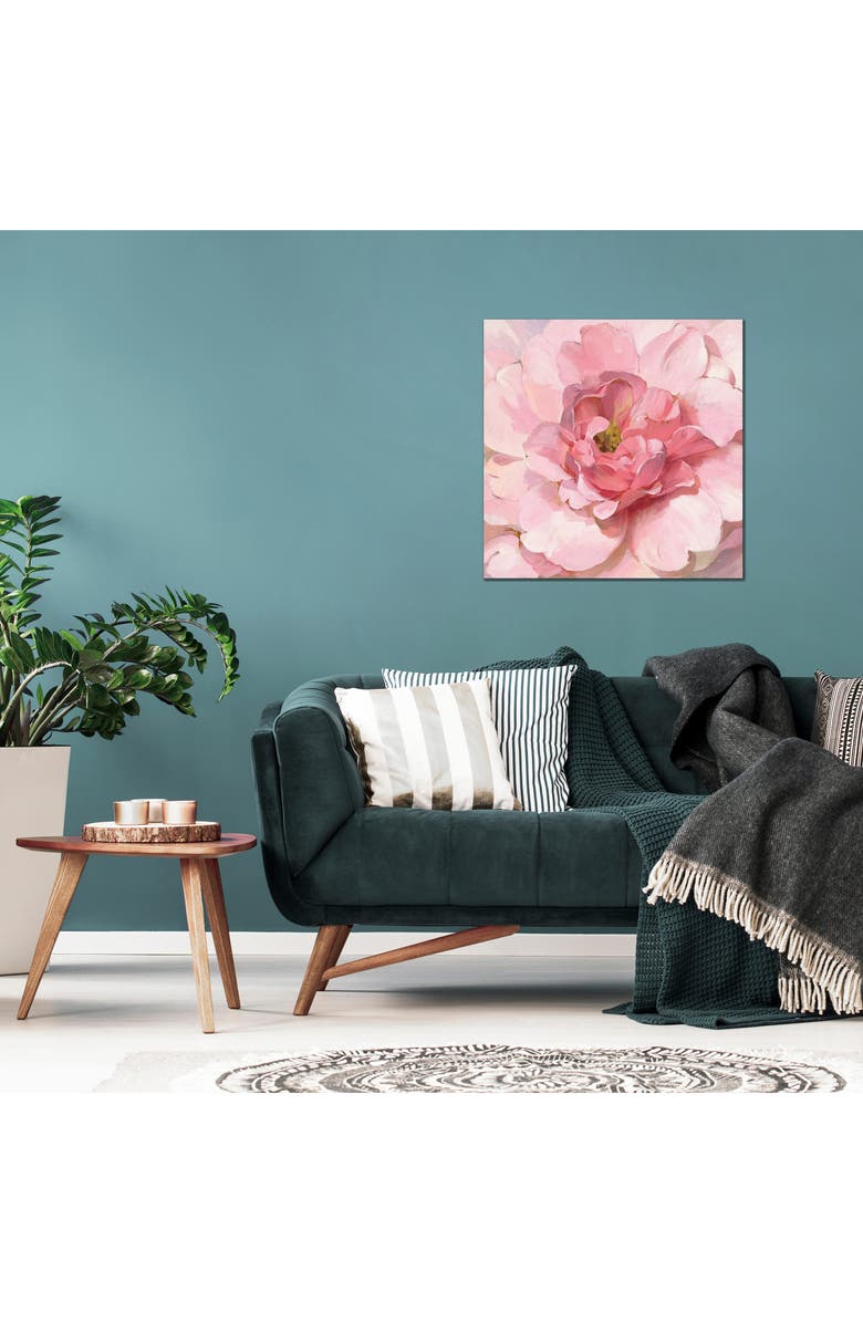 iCanvas Blushing Peony by Danhui Nai Canvas Wall Art, Alternate, color, Pink