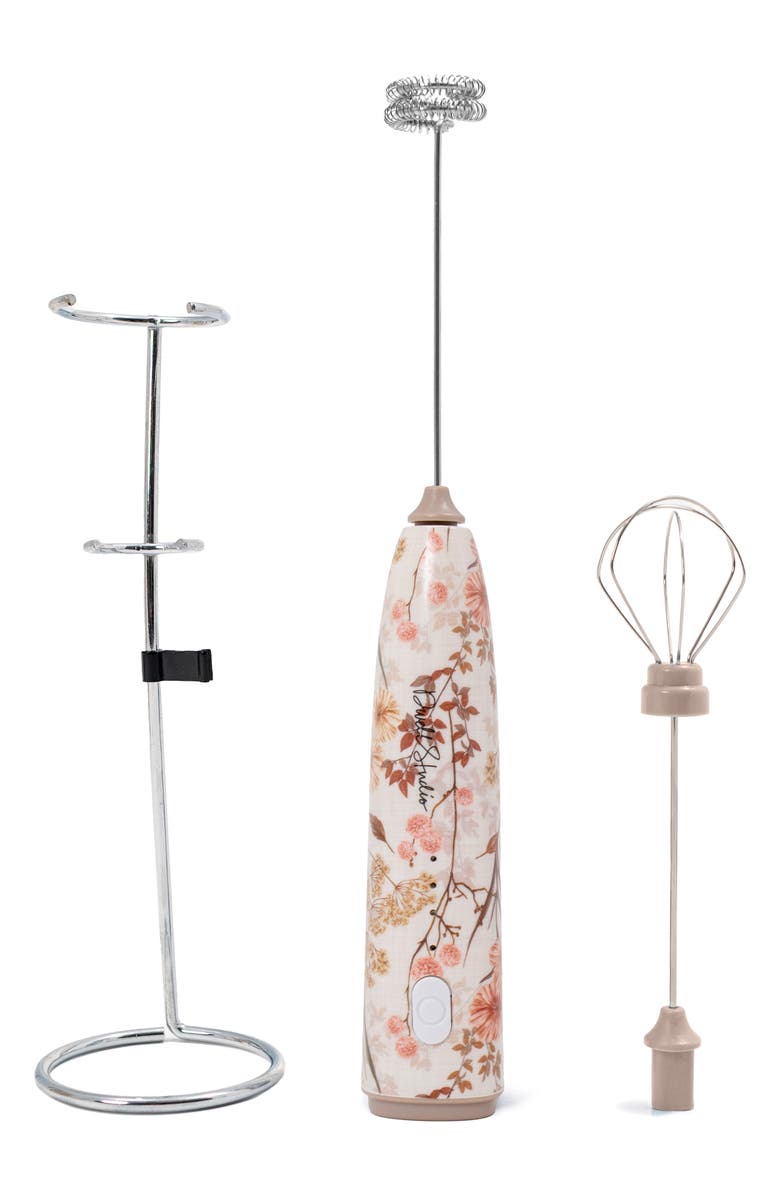 Dwell Studio Printed Milk Frother Set, Alternate, color, Neutral