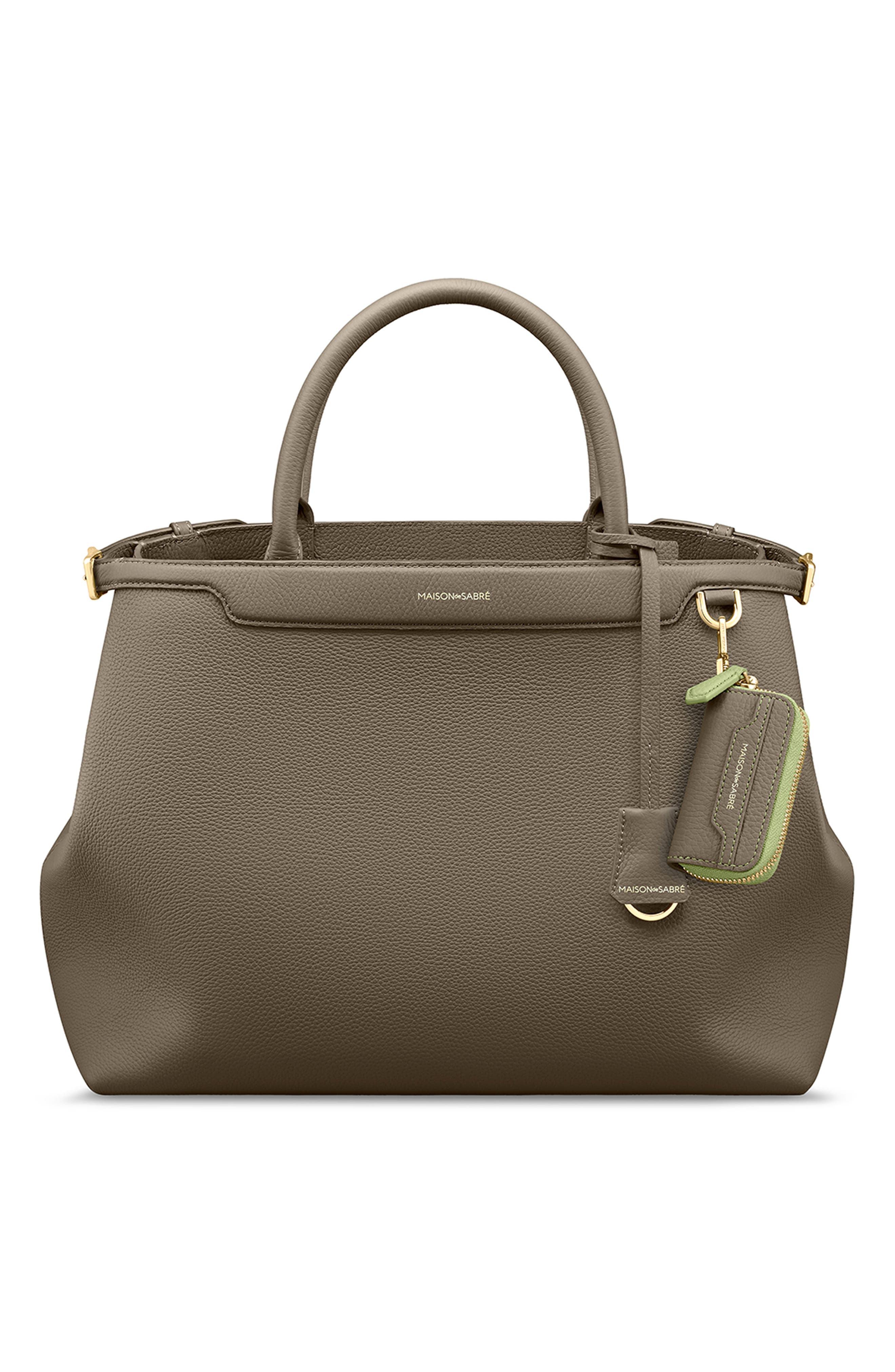 The Key Case Charm, Alternate, color, Cashmere Matcha