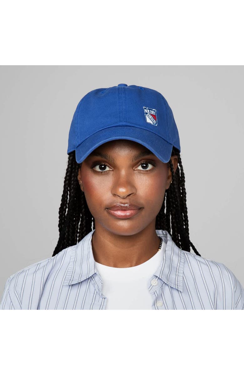 Mitchell 
Ness Women
s Mitchell 
Ness Blue New York Rangers Micro Lefty Adjustable Hat, Main, color, Blue
