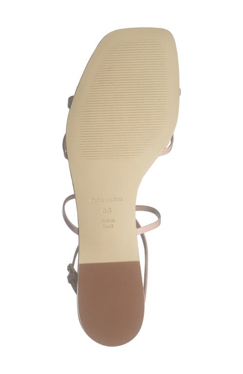 Reformation Maya Bow Sandal In White
