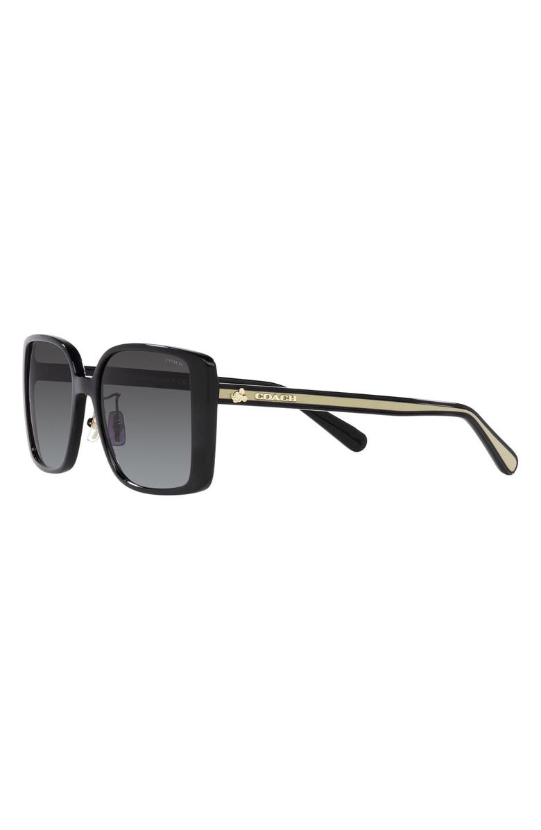 COACH 56mm Gradient Square Sunglasses, Alternate, color, 