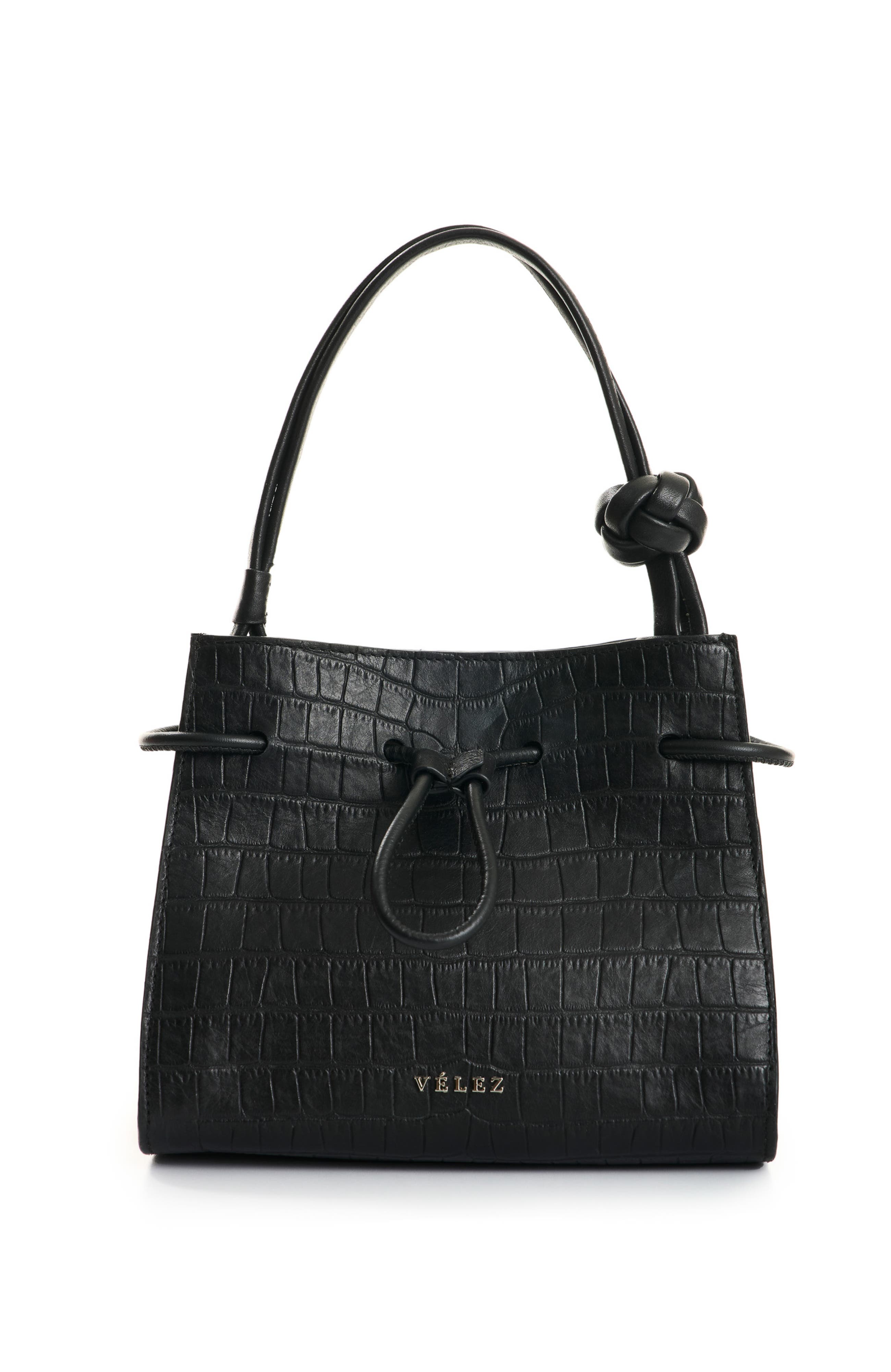 Velez Full Grain Leather Crossbody Bag, Main, color, Black
