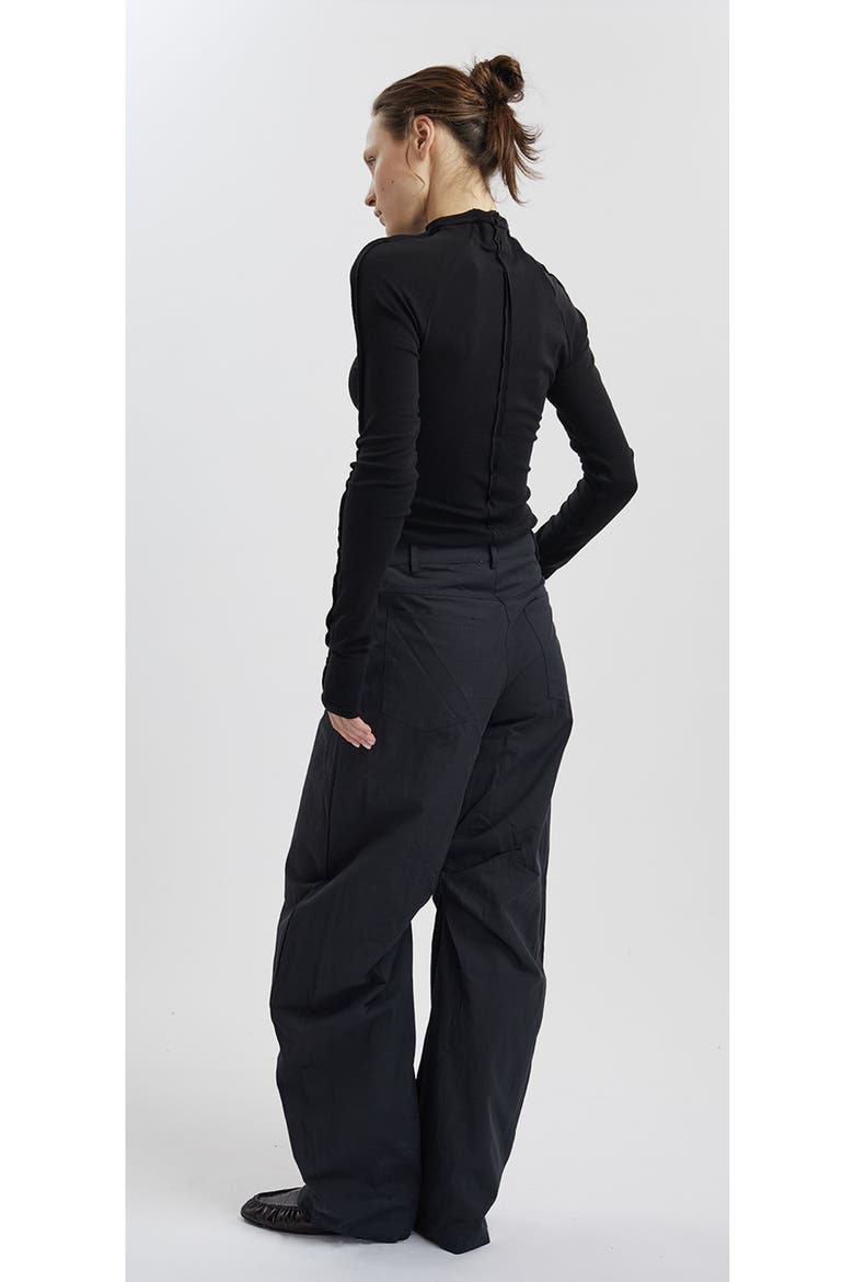 Pepper Turtleneck Long Sleeves Shirt, Alternate, color, BLACK