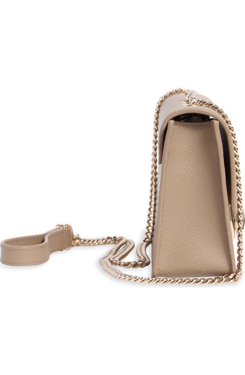 Furla Venere Convertible Leather Shoulder Bag, Alternate, color, Taupe