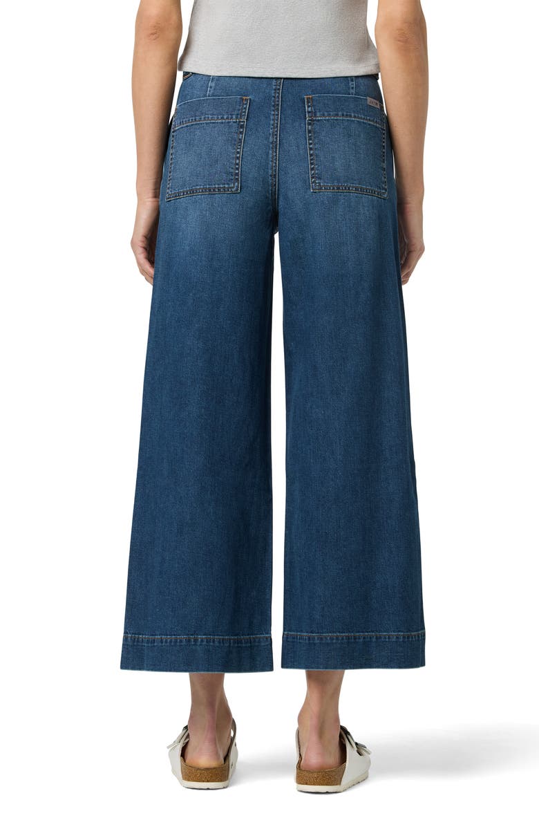 Joe's Tie Front Ankle Wide Leg Jeans, Alternate, color, Dublin