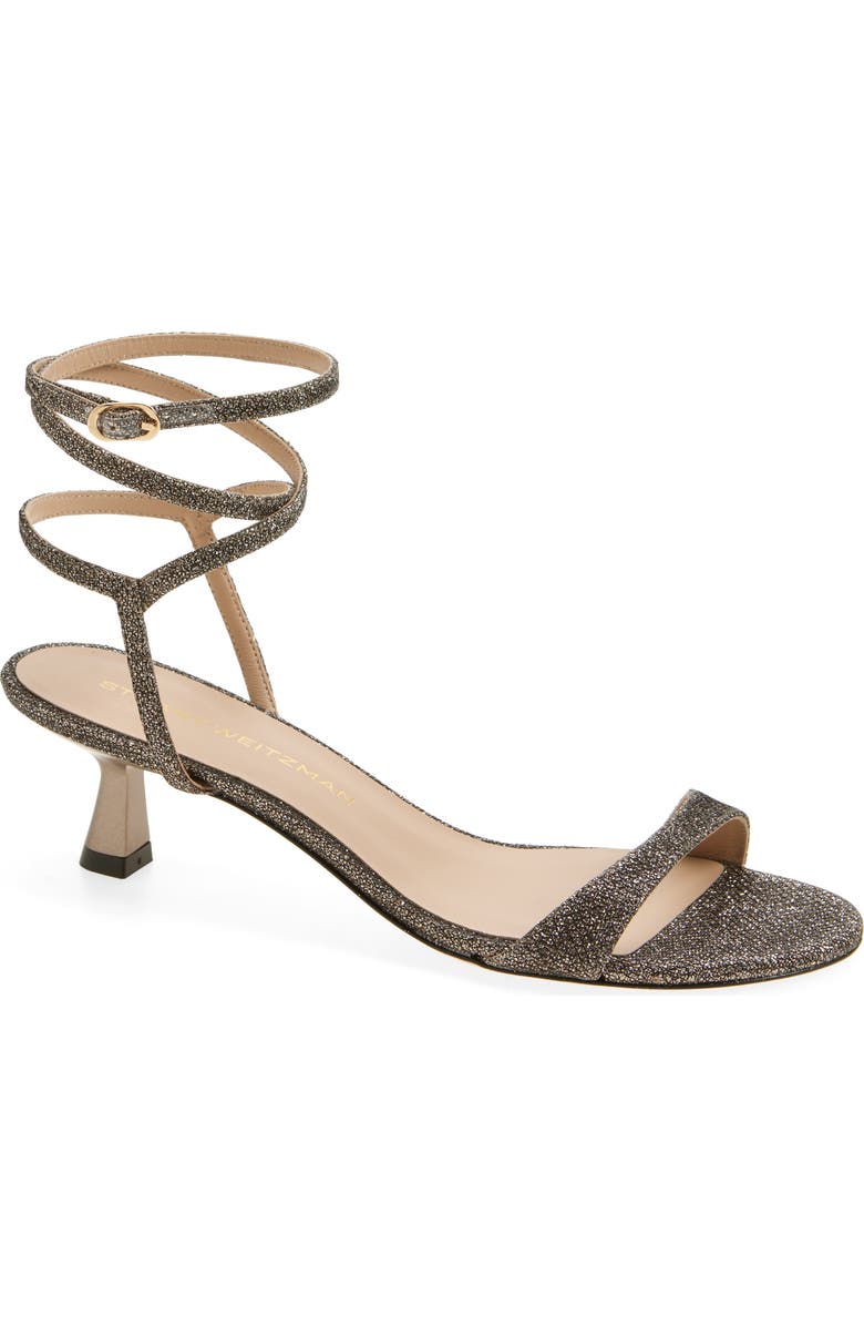 Stuart Weitzman Nudist Wrap Sandal, Main, color, Macchiato