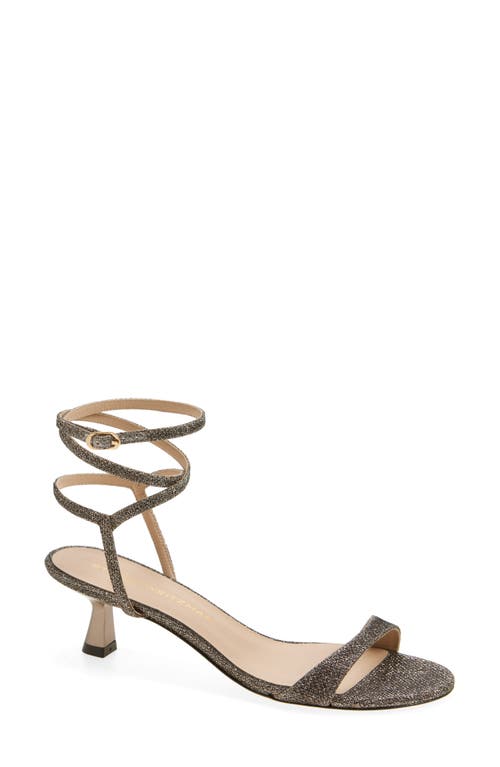 Stuart Weitzman Nudist Wrap Sandal In New Pyrite