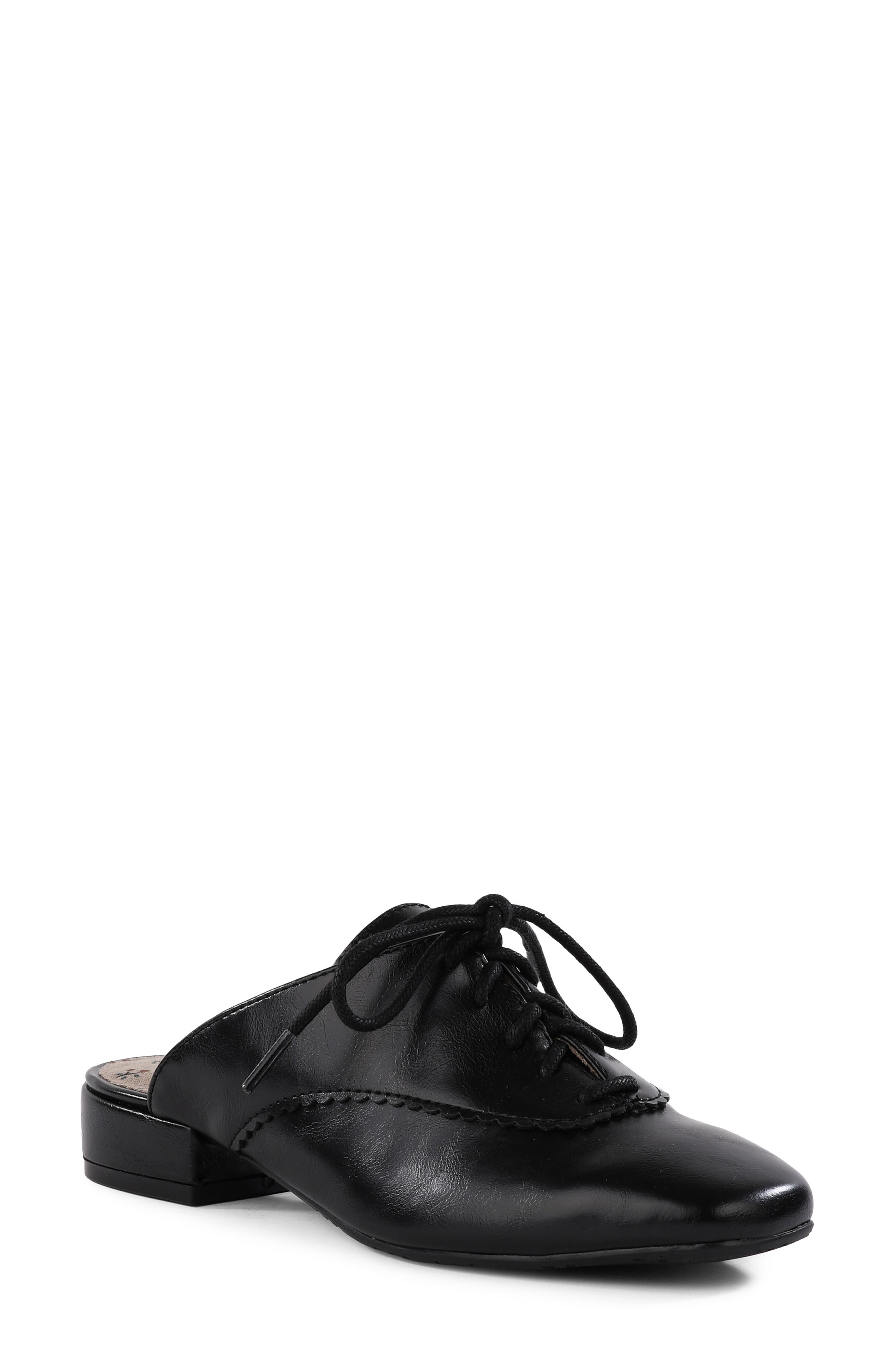 Wendy Darling Derby Mule, Main, color, BLACK