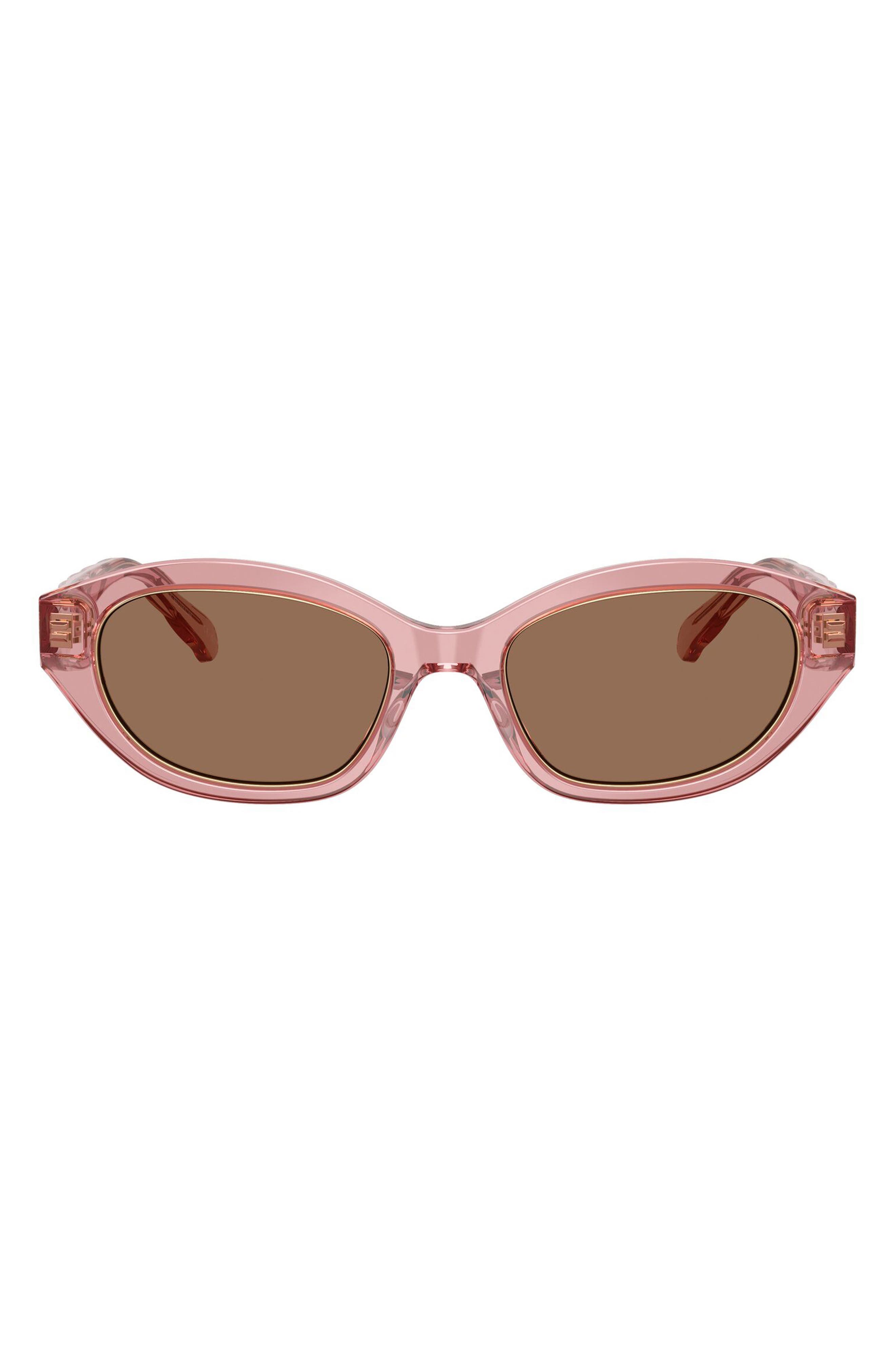 selected TRANSPARENT PINK / DARK BROWN
