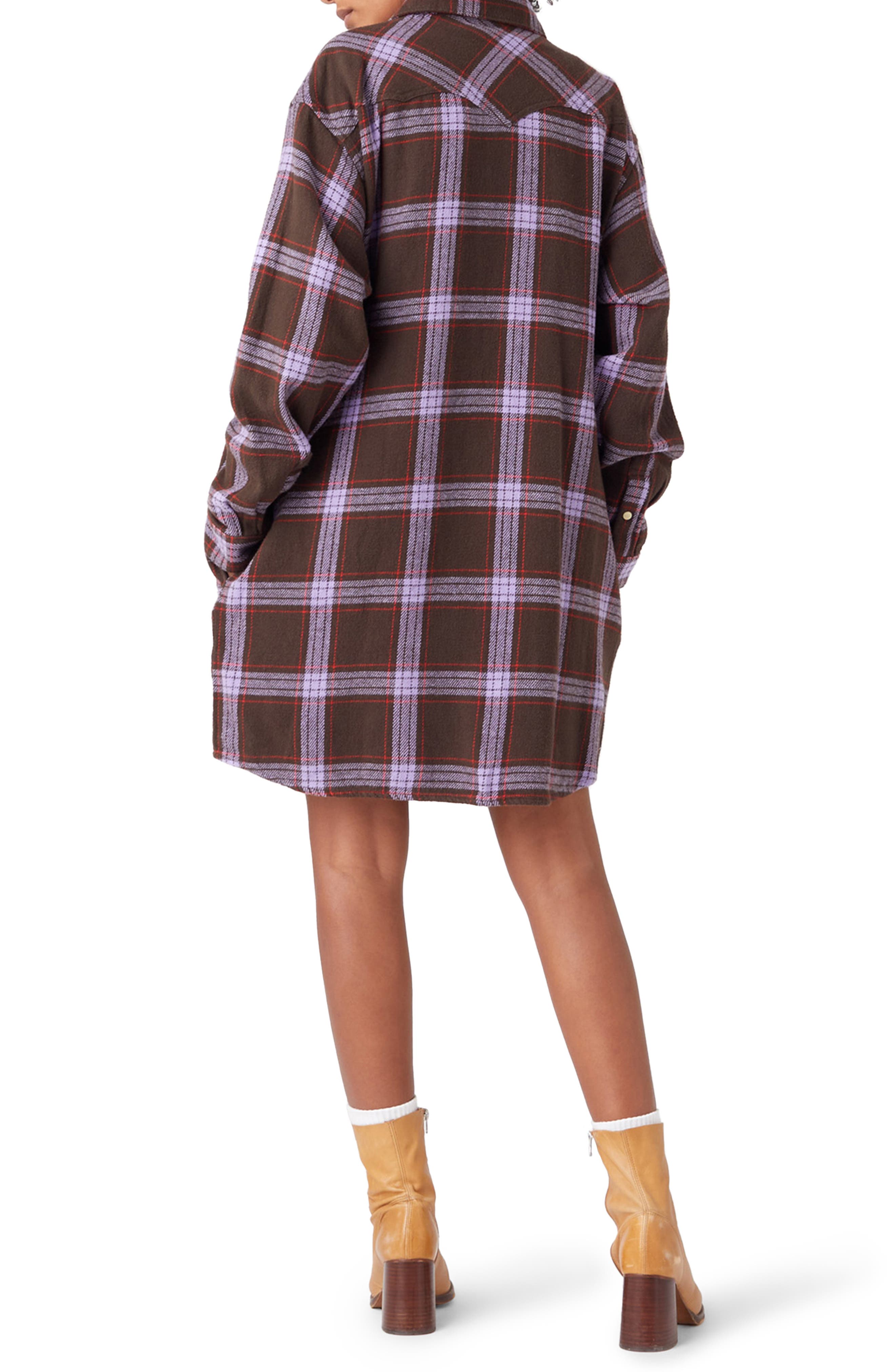 Wrangler Jumbo Western Snap Shirtdress (Women) | Nordstromrack