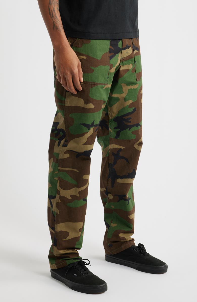 STAN RAY 1100 OG Loose Fit Camouflage Cotton Fatigue Pants, Alternate, color, 