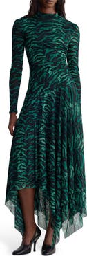 Diane von Furstenberg Margot Mesh Midi Dress