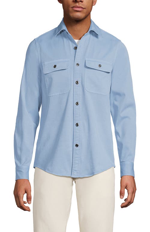 LANDS' END LANDS' END SUN WASHED OVERSHIRT