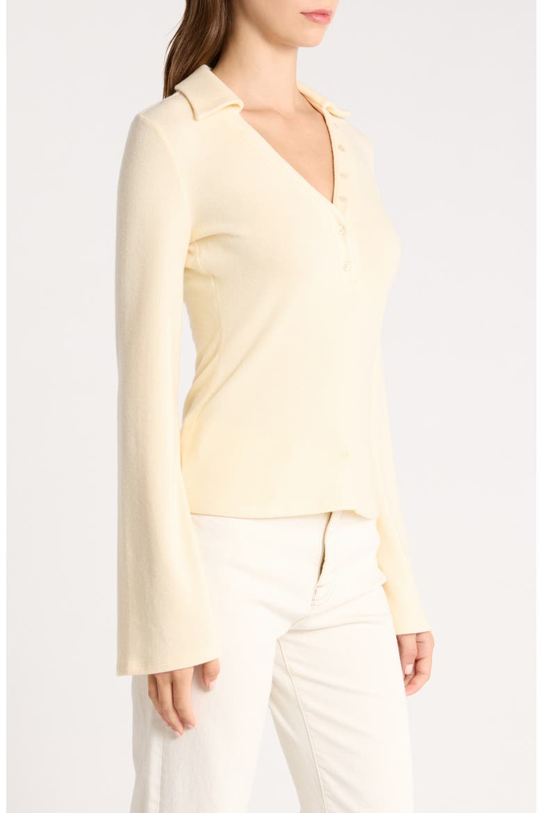 Paisley Knit Top, Alternate, color, CUSTARD
