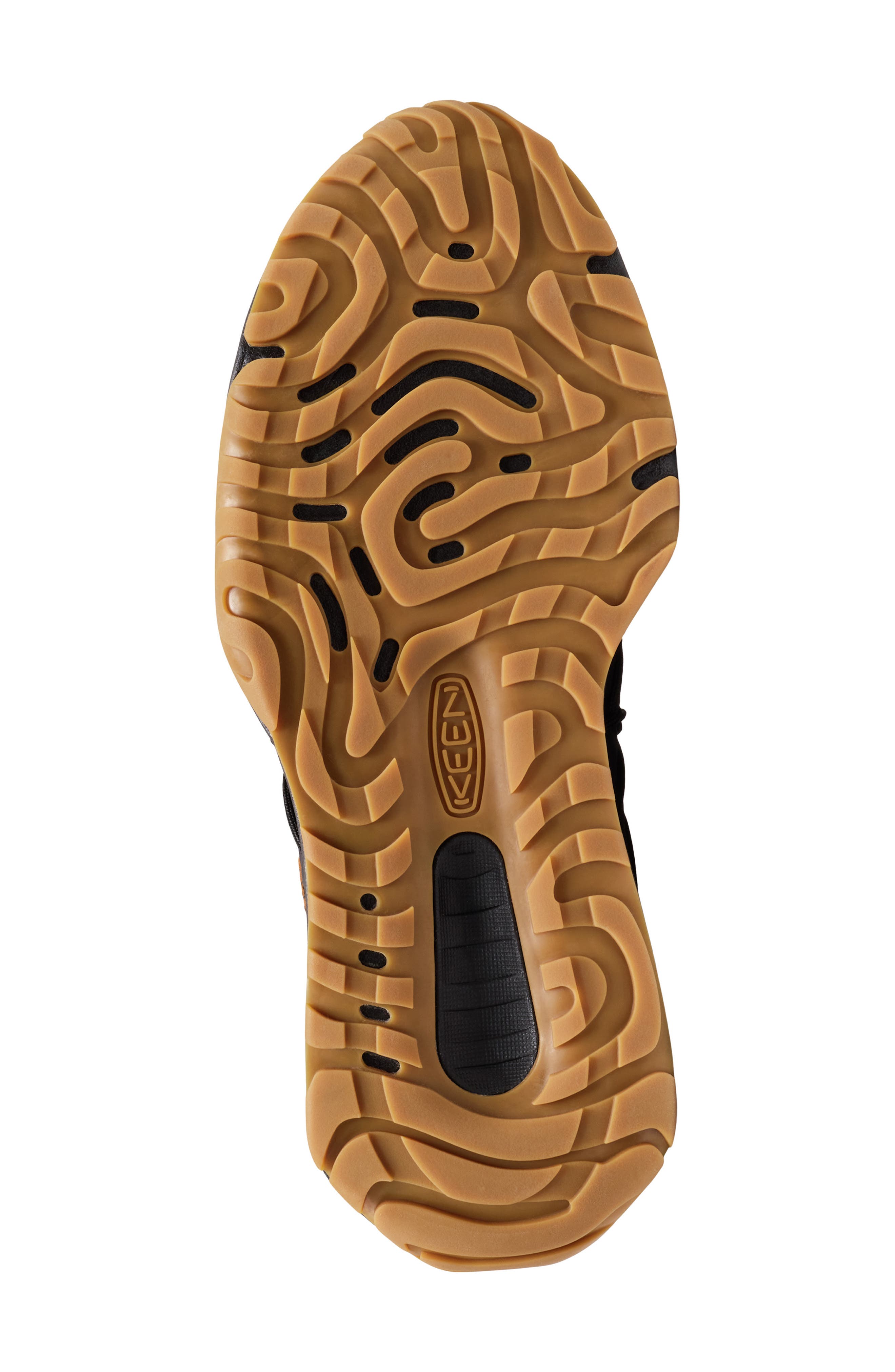 Uneek Trekker Sandal, Alternate, color, BLACK/ KEEN MAPLE